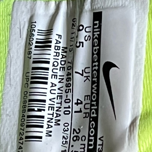 Nike Free 5.0 TR Fit 5 704695‎ Women Sz 9.5 Running Training Yellow Black Silver - Picture 5 of 5